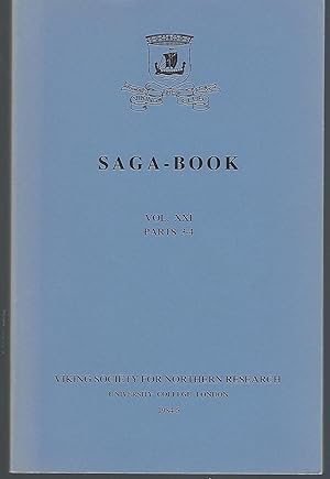 Seller image for Saga-Book Vol. XXI Parts 3-4 for sale by Turn-The-Page Books