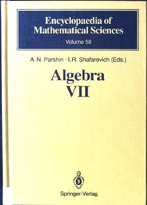 Imagen del vendedor de Algebra; Teil: 7., Combinatorial group theory : applications to geometry. Encyclopaedia of mathematical sciences ; Vol. 58 a la venta por books4less (Versandantiquariat Petra Gros GmbH & Co. KG)