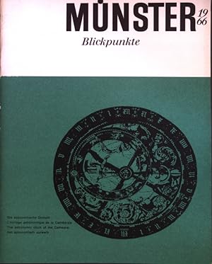 Seller image for Die astronomische Domuhr; in: Heft 3/66 Mnster Blickpunkte. 3. Folge der Zeitschrift "Das Schne Mnster"; for sale by books4less (Versandantiquariat Petra Gros GmbH & Co. KG)
