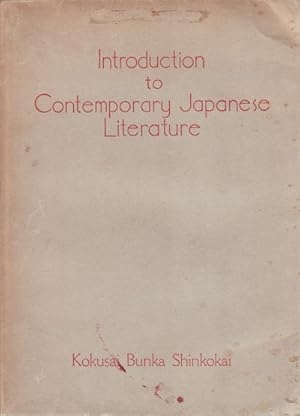 Imagen del vendedor de Introduction to Contemporary Japanese Literature. a la venta por Asia Bookroom ANZAAB/ILAB