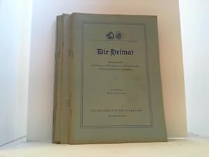 Image du vendeur pour Die Heimat. 63. Jahrgang 1956 in 12 Heften komplett. Monatsschrift des Vereins zur Pflege der Natur- und Landeskunde in Schleswig-Holstein und Hamburg. mis en vente par Antiquariat Uwe Berg