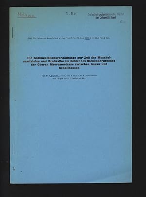 Die Sedimentationsverhältnisse zur Zeit der Muschelsandsteine und Grobkalke im Gebiet des Beckenn...