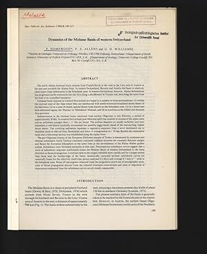 Dynamics of the Molasse Basin of western Switzerland. Spec. Pubis int. Ass. Sediment. ( 1986) 8, ...