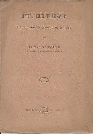 Seller image for Cristbal Coln fue extranjero, prueba documental irrefutable for sale by Librera Santa Brbara
