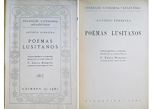 Seller image for Poemas Lusitanos. Notcia histrica e literria, seleco e anotaes de F. Costa Marques. for sale by Hesperia Libros
