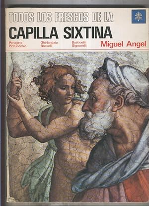 Image du vendeur pour Todos los frescos de la capilla sixtina: Miguel Angel mis en vente par El Boletin