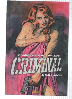 Seller image for CRIMINAL, Numero 04: MALA NOCHE - Ed Brubaker, Sean Phillips / Tapa Dura (Panini 2008) for sale by El Boletin