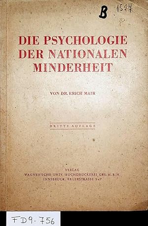 Die Psychologie der nationalen Minderheiten.