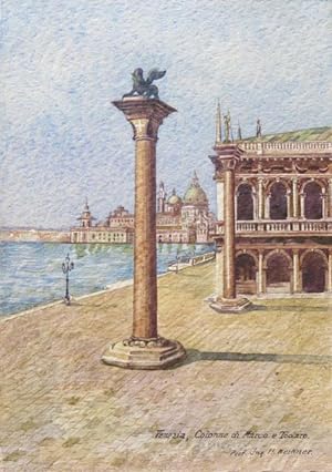 Venezia. Colonne di Marco e Todaro.