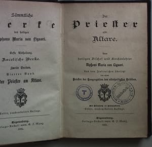 Seller image for Der Priester am Altare. Smmtliche Werke des Liguori: Zweite Section: Bd.4; for sale by books4less (Versandantiquariat Petra Gros GmbH & Co. KG)