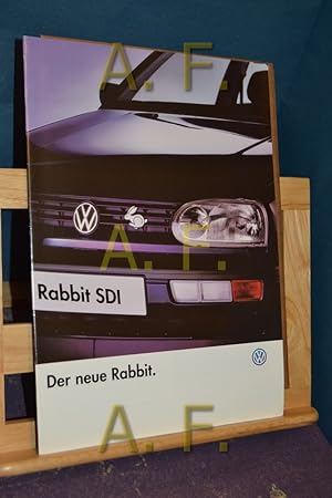 Bild des Verkufers fr VW (VolksWagen) Rabbit SDI (Werbeprospekt) zum Verkauf von Antiquarische Fundgrube e.U.