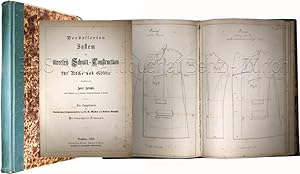 Verbessertes System der direkten Schnitt-Construction für Röcke und Gilets. Bearbeitet von Josef ...
