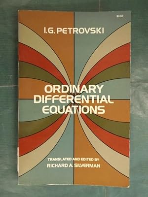 Imagen del vendedor de Ordinary Differential Equations a la venta por Buchantiquariat Uwe Sticht, Einzelunter.