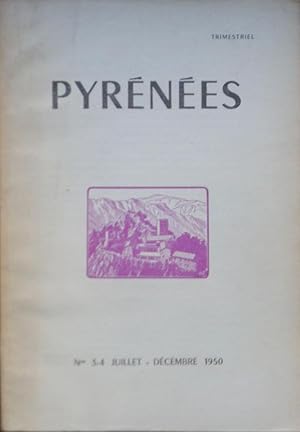 Seller image for Pyrnes: n 3-4 Juillet-Dcembre 1950 (Bulletin Pyrnen n 246-247) for sale by Bouquinerie L'Ivre Livre