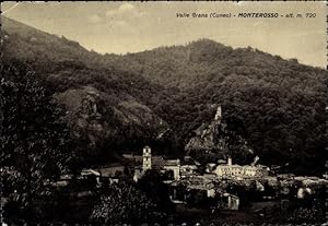 Bild des Verkufers fr Ansichtskarte / Postkarte Monterosso Piemonte, Valle Grana, Ortschaft mit Landschaftsblick zum Verkauf von akpool GmbH