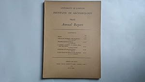 Image du vendeur pour University of London: Institute of Archaeology: Ninth Annual Report mis en vente par Goldstone Rare Books