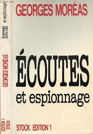 Bild des Verkufers fr ECOUTES ET ESPIONNAGE zum Verkauf von Le-Livre