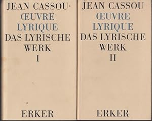 Imagen del vendedor de Oeuvre Lyrique. Das Lyrische Werk II. a la venta por Graphem. Kunst- und Buchantiquariat