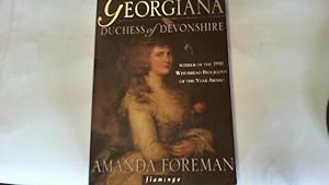 Seller image for georgiana: duchess of devonshire. for sale by Saturday Books