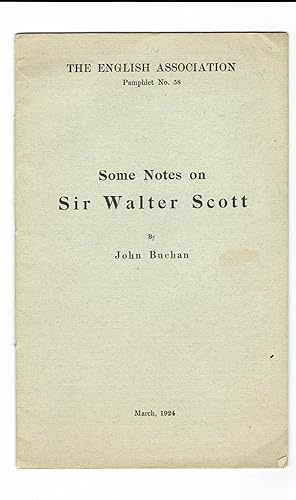 Some Notes on Sir Walter Scott