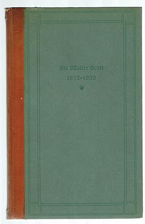 Imagen del vendedor de Sir Walter Scott 1832-1932 a la venta por Crask Books