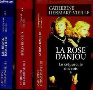 Bild des Verkufers fr LE CREPUSCULE DES ROIS - 3 TOMES : TOME 1 : LA ROSE D'ANJOU + TOME 2 : REINES DE COEUR + TOME 3 : LES LIONNES D'ANGLETERRE zum Verkauf von Le-Livre
