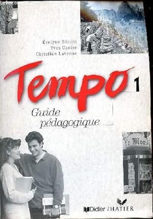 Seller image for TEMPO 1 - GUIDE PEDAGOGIQUE for sale by Le-Livre