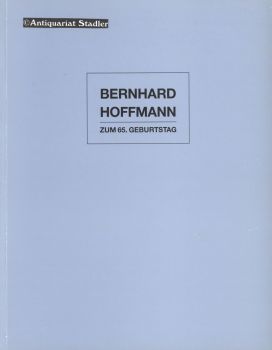 Bild des Verkufers fr Bernhard Hoffmann zum 65. Geburtstag. Sonderdruck aus "Kunst in Hessen und am Mittelrhein" Schriften der Hessischen Museen. S. 7-63 Sonderdruck aus Heft 25, 1985. Seite 65-82 Sonderdruck aus Heft 27, 1987. zum Verkauf von Antiquariat im Kloster