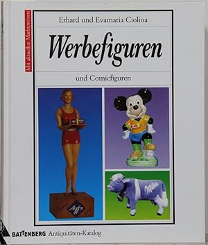 Werbefiguren und Comicfiguren.