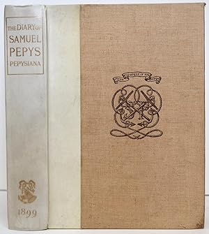 Bild des Verkufers fr The Diary of Samuel Pepys, M. A., F.R.S., Clerk of the Acts and Secretary to the Admiralty zum Verkauf von Aquila Books(Cameron Treleaven) ABAC