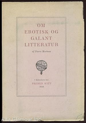 Imagen del vendedor de OM EROTISK OG GALANT LITTERATUR a la venta por Alta-Glamour Inc.