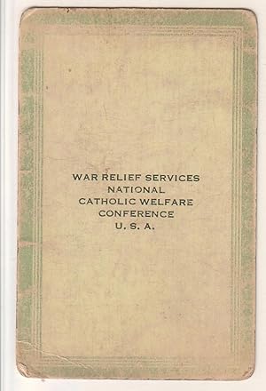 Taschenkalender/Kalender für die Brieftasche von 1946 - War Relief Services National Catholic Wel...