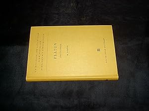 Protagoras. Hrsg. und erklärt von Wilhelm Nestle. (= Griechische und Lateinische Schriftsteller. ...