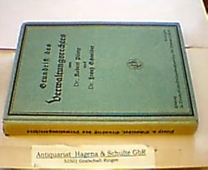 Bild des Verkufers fr Grundri des Verwaltungsrechtes in Bayern und dem Deutschen Reiche. zum Verkauf von Antiquariat Andree Schulte