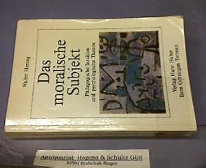 Bild des Verkufers fr Das moralische Subjekt. Pdagogische Intuition und psychologische Theorie. (= Aus dem Programm Huber/Psychologie Forschung). zum Verkauf von Antiquariat Andree Schulte