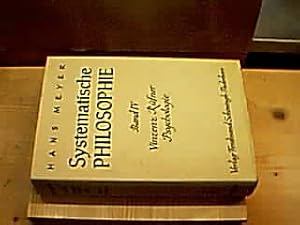 Systematische Philosophie, Bd. IV. V. Rüfner: Psychologie. Grundlagen und Hauptgebiete.