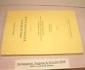 Bild des Verkufers fr Hlderlins Titanenmythos. (= Zrcher Beitrge zur deutschen Literatur- und Geistesgeschichte. Nr. 2). zum Verkauf von Antiquariat Andree Schulte