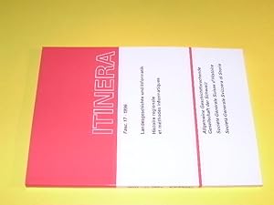 Immagine del venditore per Landesgeschichte und Informatik. Histoire rgionale et mthodes informatiques. Referate der Jahrestagung des Vereins "Geschichte und Infomatik" vom 29. Oktober 1993 in Basel. (= Itinera. Fasc. 17). venduto da Antiquariat Andree Schulte