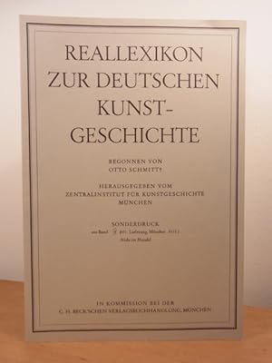 Seller image for Flasche. Kunsthistorischer Aufsatz. Sonderdruck aus Reallexikon zur deutschen Kunstgeschichte for sale by Antiquariat Weber