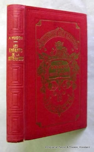 Seller image for Les enfants de la Hutte-au-Bois. Paris, Librairie Hachette, (1947). Kl.-8vo. Mit Illustrationen von J. Souriau. 254 S., 1 Bl. Roter Or.-Pp. mit Goldprgung u. illustriertem Schutzumschlag; dieser mit kl. Randlsuren. (Bibliothque rose illustre). for sale by Jrgen Patzer