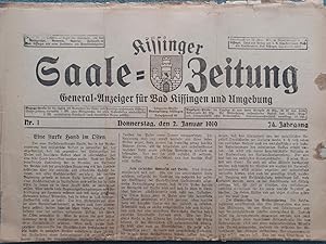 Kissinger Saale-Zeitung. 74. Jahrgang Nr. 1, 2 und 3. Generalanzeiger für Bad Kissingen und Umgeb...