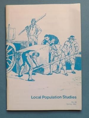 Bild des Verkufers fr Local Population Studies, No. 38, Spring 1987 zum Verkauf von ACCESSbooks
