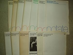 Notate : Informations- und Mitteilungsblatt des Brecht-Zentrums der DDR [1. Jahrgang - 13.Jahrgan...