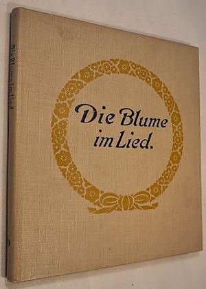 Die Blume im Lied.Bilder von Rudolf Sieck.