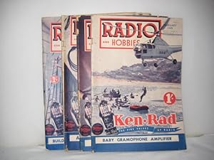 Radio and Hobbies in Australia - 4 issues, June, Oct, Nov, Dec 1947