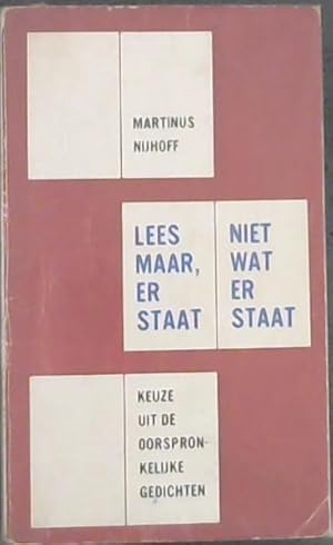 Seller image for Lees Maar, Er Staat Niet Wat Er Staat for sale by Chapter 1