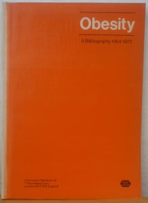 Bild des Verkufers fr Obesity: A Bibliography 1964-1973 zum Verkauf von Bluesparrowhawk Books