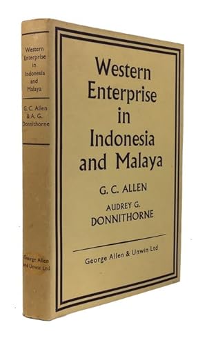 Bild des Verkufers fr Western Enterprise in Indonesia and Malaya zum Verkauf von McBlain Books, ABAA