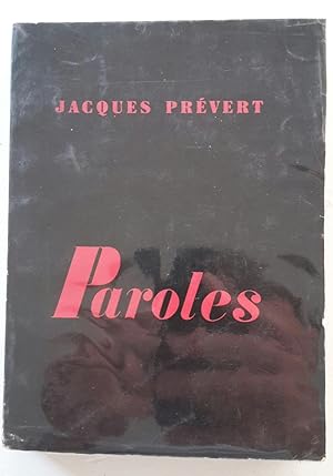 Imagen del vendedor de JACQUES PREVERT PAROLES LE POINT DU JOUR 1951 a la venta por paolo tonnarelli