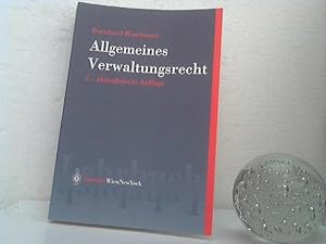 Allgemeines Verwaltungsrecht. (= Springers Kurzlehrbücher der Rechtswissenschaft).